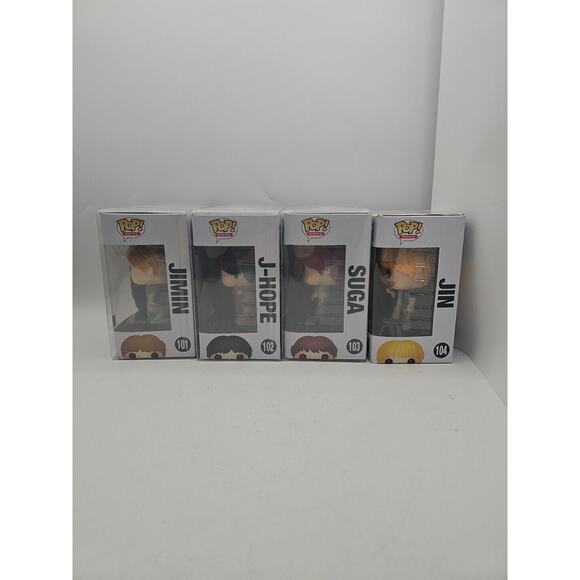 Funko Pop BTS KPoP DNA First Edition Rocks Lot Of 7 DAMAGED With PROTECTORS - Picture 5 of 16